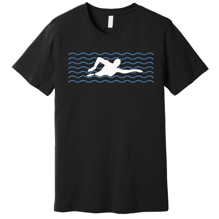 swimmer swimmers and swimming swimming swim Premium T-Shirt