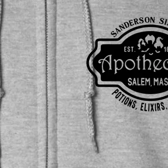 Sanderson Sisters Apothecary Full Zip Hoodie