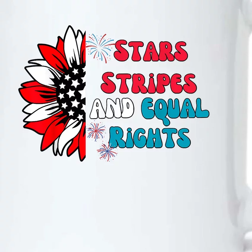 Stars Stripes And Equal Rights Black Color Changing Mug