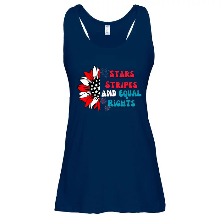 Stars Stripes And Equal Rights Ladies Essential Flowy Tank