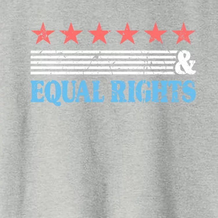 Stars Stripes And Equal Rights For All Patriotic Americans Funny Gift Women's Crop Top Tee