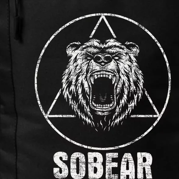 Sobear Sobriety Anniversary Sober AA NA Recovery Daily Commute Backpack