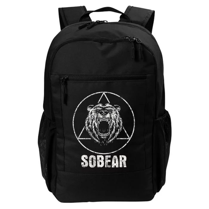 Sobear Sobriety Anniversary Sober AA NA Recovery Daily Commute Backpack