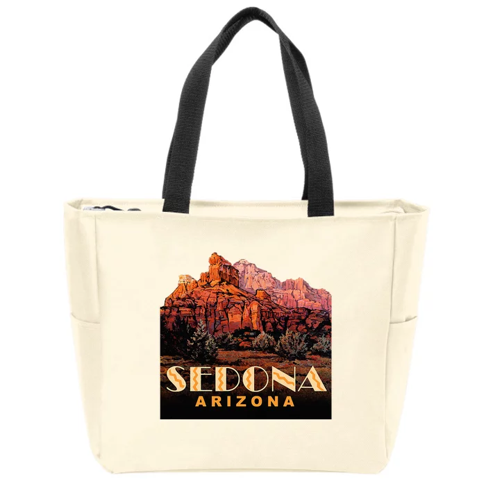 Sedona Sedona Arizona Zip Tote Bag