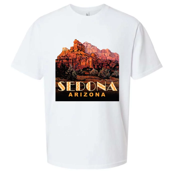 Sedona Sedona Arizona Sueded Cloud Jersey T-Shirt