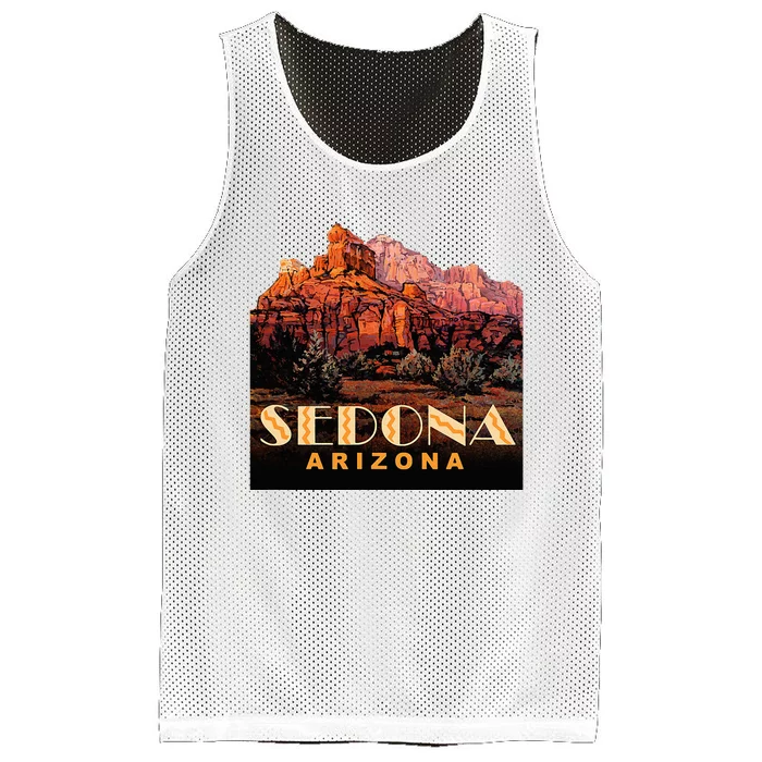 Sedona Sedona Arizona Mesh Reversible Basketball Jersey Tank