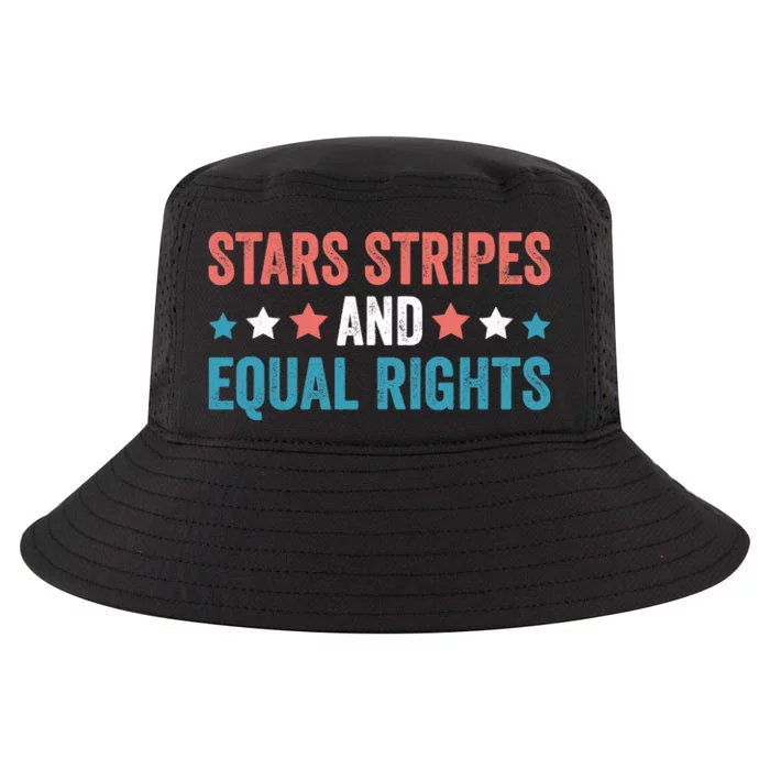 Stars Stripes And Equal Rights 4th Of July Cool Comfort Performance Bucket Hat