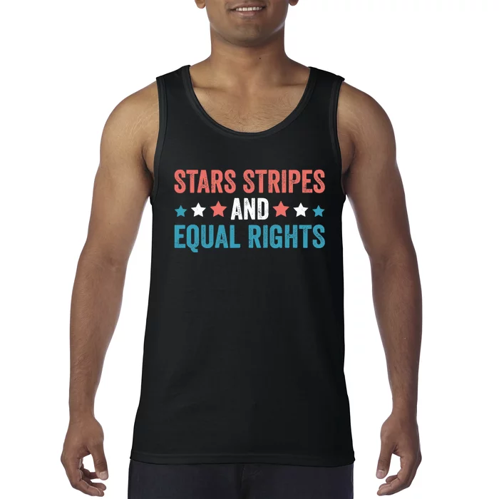 Stars Stripes And Equal Rights 4th Of July Tank Top