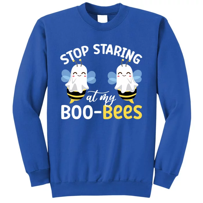 Stop Staring At My BooBees Halloween Boo Bees Funny Funny Gift Sweatshirt