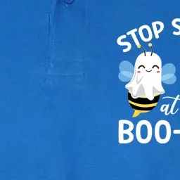 Stop Staring At My BooBees Halloween Boo Bees Funny Funny Gift Softstyle Adult Sport Polo