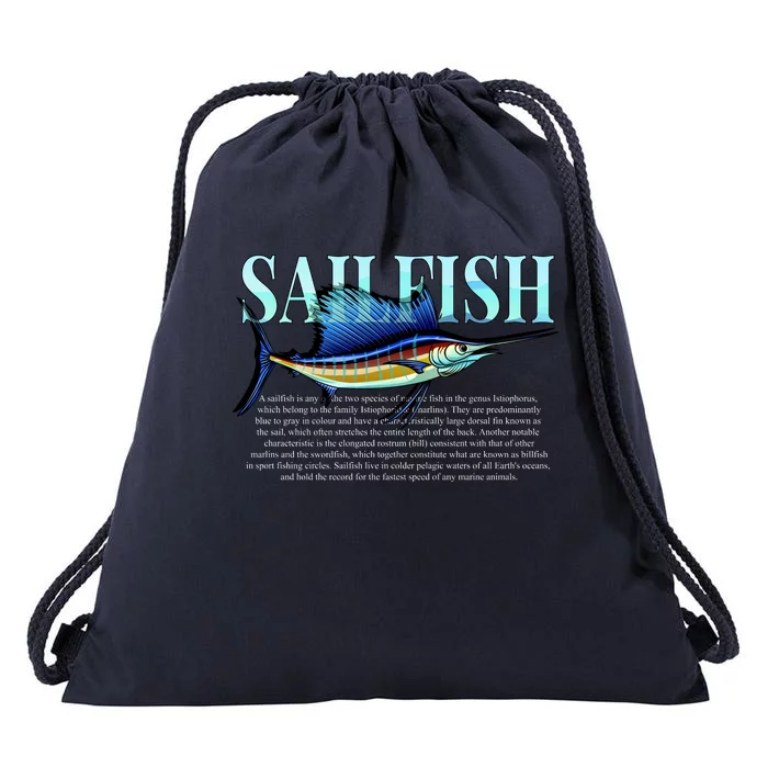 Sailfish Drawstring Bag