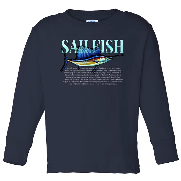 Sailfish Toddler Long Sleeve Shirt