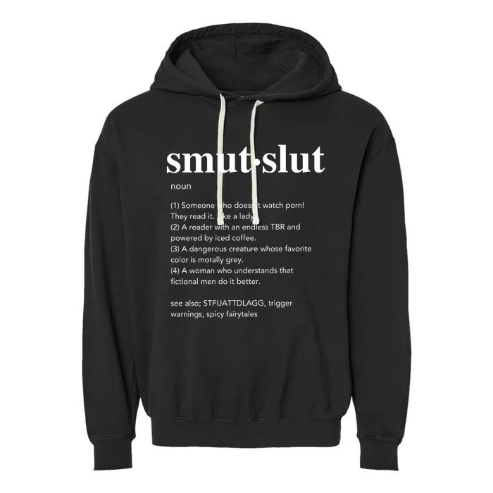 Smut Slut Aesthetic Woman Garment-Dyed Fleece Hoodie