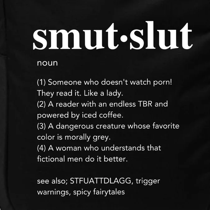 Smut Slut Aesthetic Woman Impact Tech Backpack