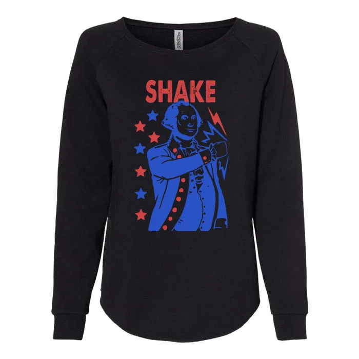 Shake Shake And Bake Couples Matching 4th Of July Womens California Wash Sweatshirt