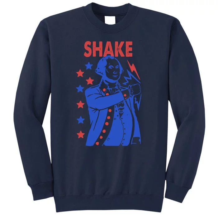 Shake Shake And Bake Couples Matching 4th Of July Tall Sweatshirt