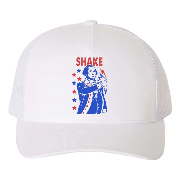 Shake Shake And Bake Couples Matching 4th Of July Yupoong Adult 5-Panel Trucker Hat