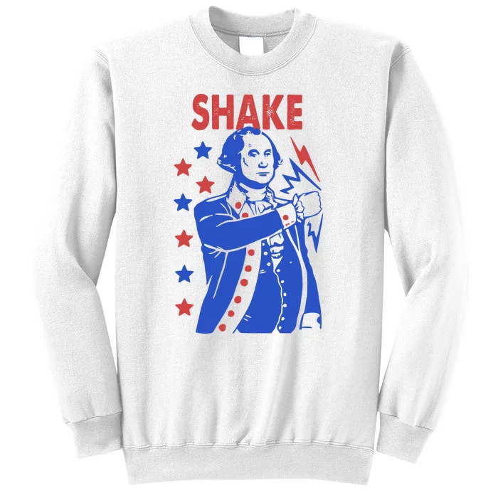 Shake Shake And Bake Couples Matching 4th Of July Sweatshirt