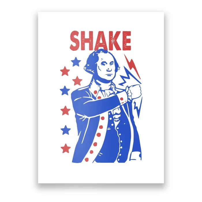 Shake Shake And Bake Couples Matching 4th Of July Poster