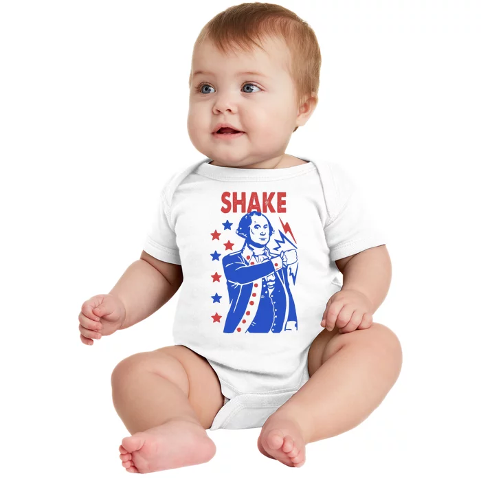 Shake Shake And Bake Couples Matching 4th Of July Baby Bodysuit