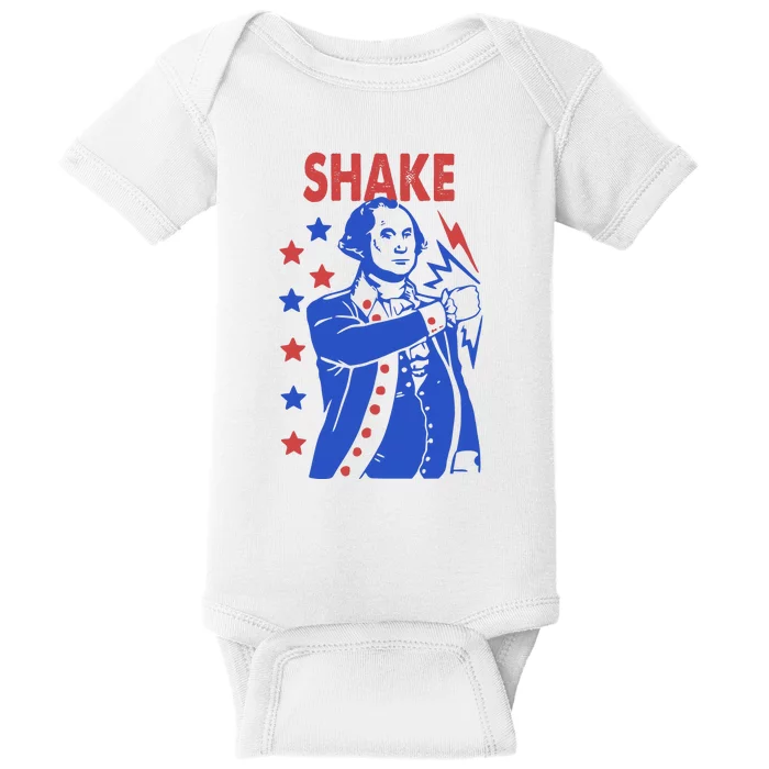 Shake Shake And Bake Couples Matching 4th Of July Baby Bodysuit