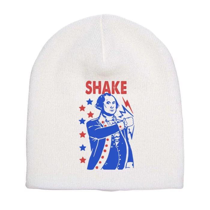 Shake Shake And Bake Couples Matching 4th Of July Short Acrylic Beanie