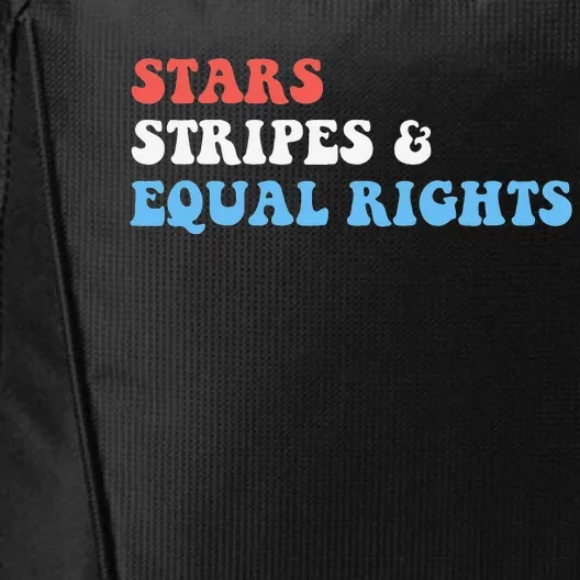 Stars Stripes And Equal Rights 4th Of July 's Rights City Backpack