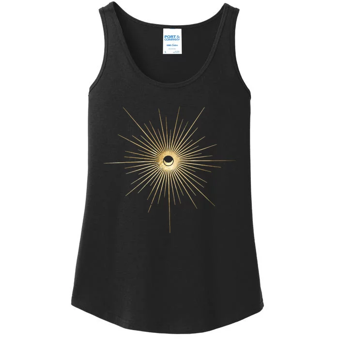 Spiritual Sun And Moon Mystic Sun Moon Ladies Essential Tank