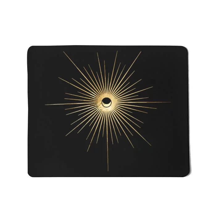 Spiritual Sun And Moon Mystic Sun Moon Mousepad