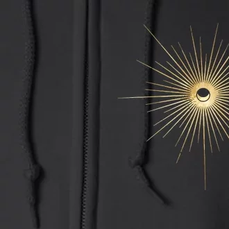 Spiritual Sun And Moon Mystic Sun Moon Full Zip Hoodie