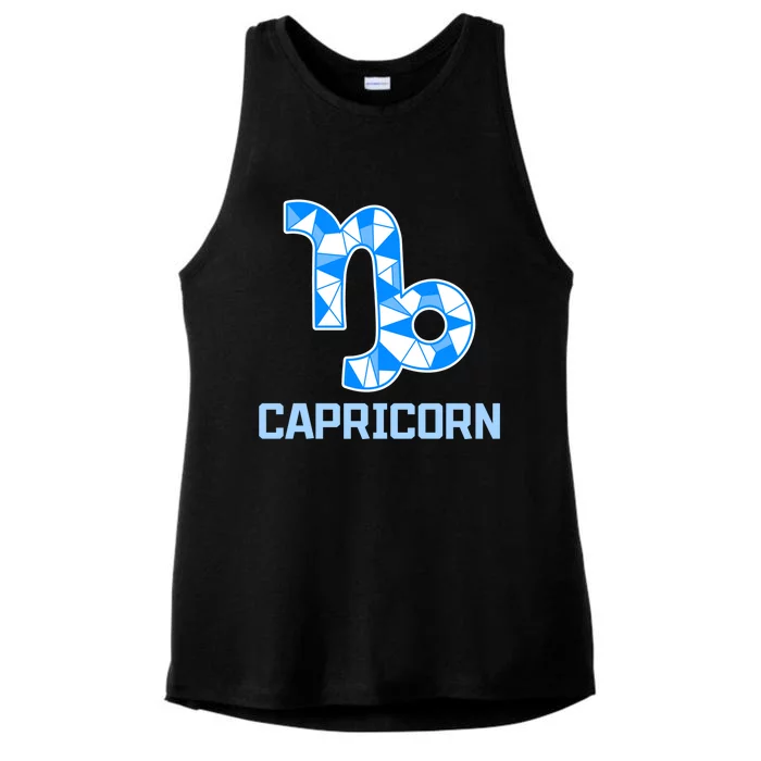 Stylish Saying Astronomy Capricorn Zodiac Astrology Gift Ladies Tri-Blend Wicking Tank