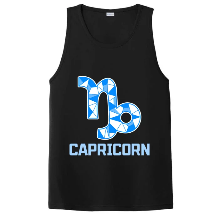 Stylish Saying Astronomy Capricorn Zodiac Astrology Gift Performance Tank