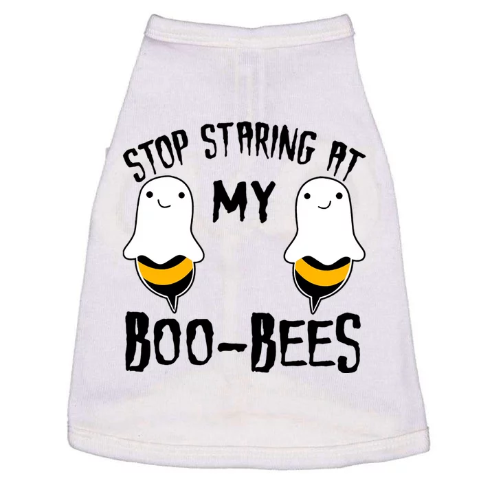 Stop Staring At My Boo Bees Funny Boo Bees Halloween Funny Gift Doggie Tank