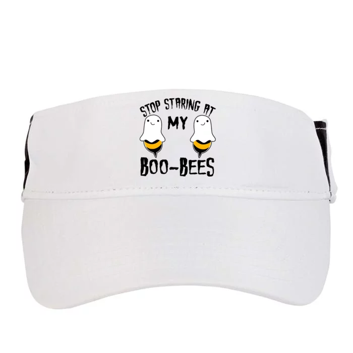 Stop Staring At My Boo Bees Funny Boo Bees Halloween Funny Gift Adult Drive Performance Visor