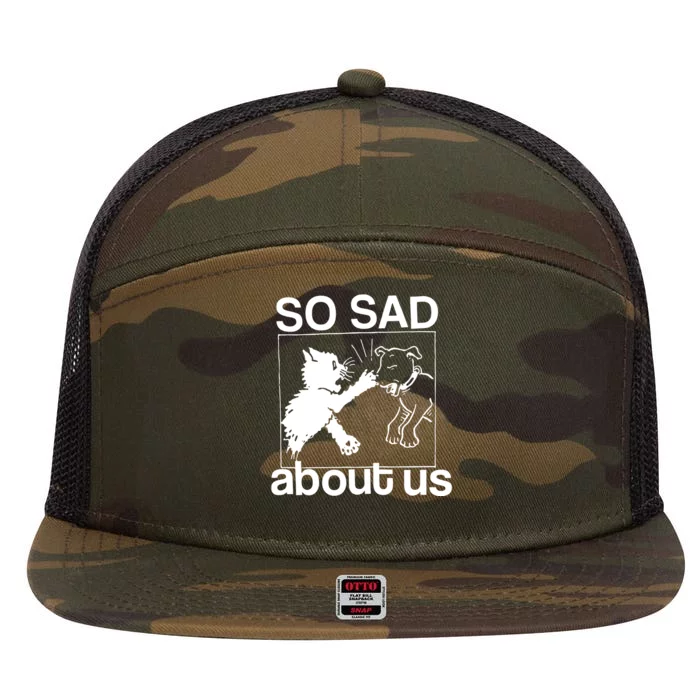 So Sad About Us 7 Panel Mesh Trucker Snapback Hat