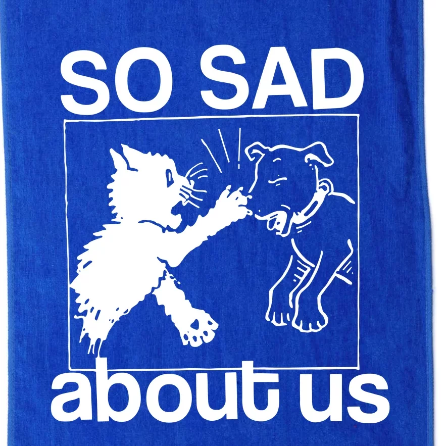 So Sad About Us Platinum Collection Golf Towel