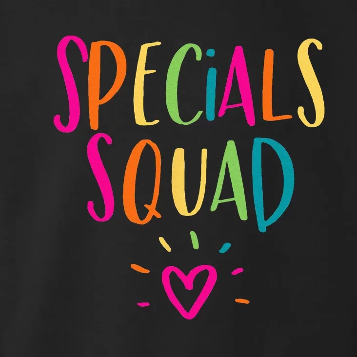 Specials Squad Art Music PE Tech Gym Teacher Team Toddler Hoodie