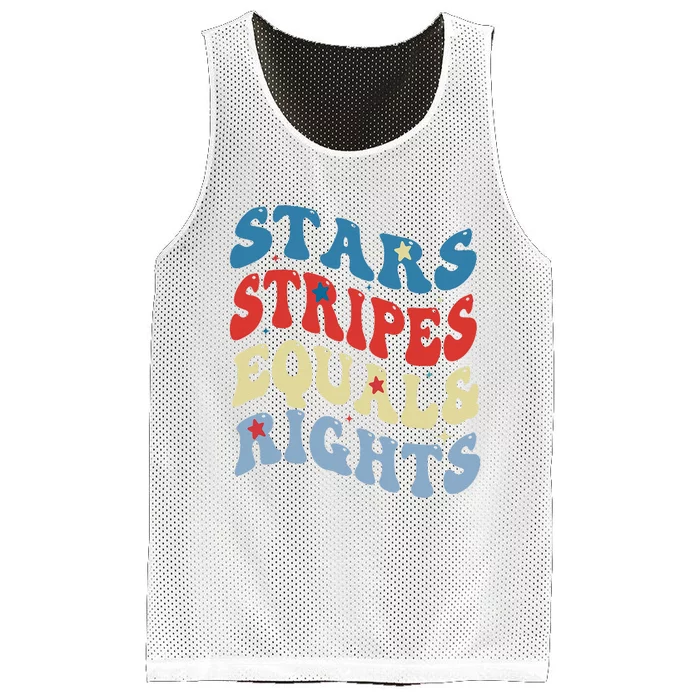 Stars Stripes And Equal Rights 4th Of July 's Rights Mesh Reversible Basketball Jersey Tank