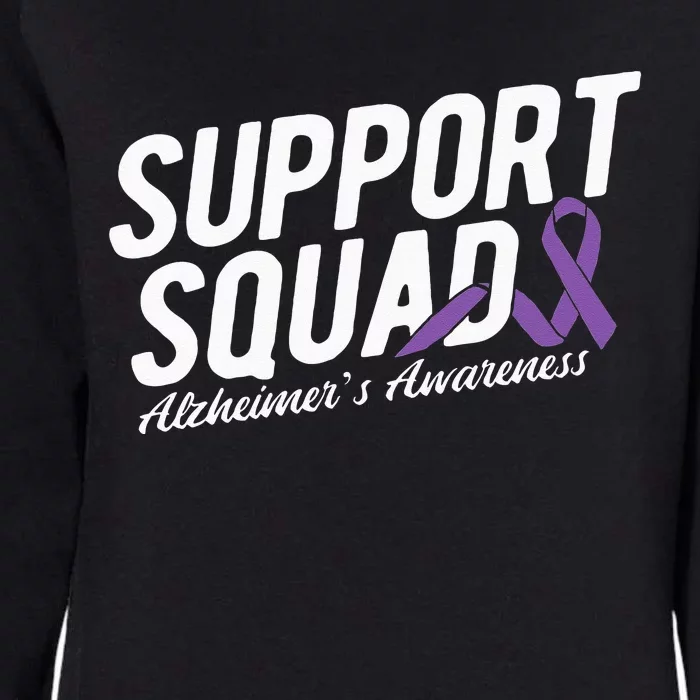 Support Squad Alzheimers Awareness Womens California Wash Sweatshirt