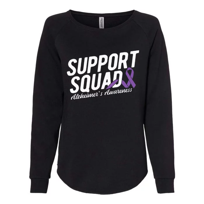 Support Squad Alzheimers Awareness Womens California Wash Sweatshirt