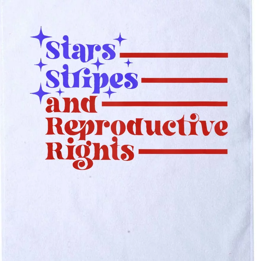 Stars Stripes And Reproductive Rights Platinum Collection Golf Towel