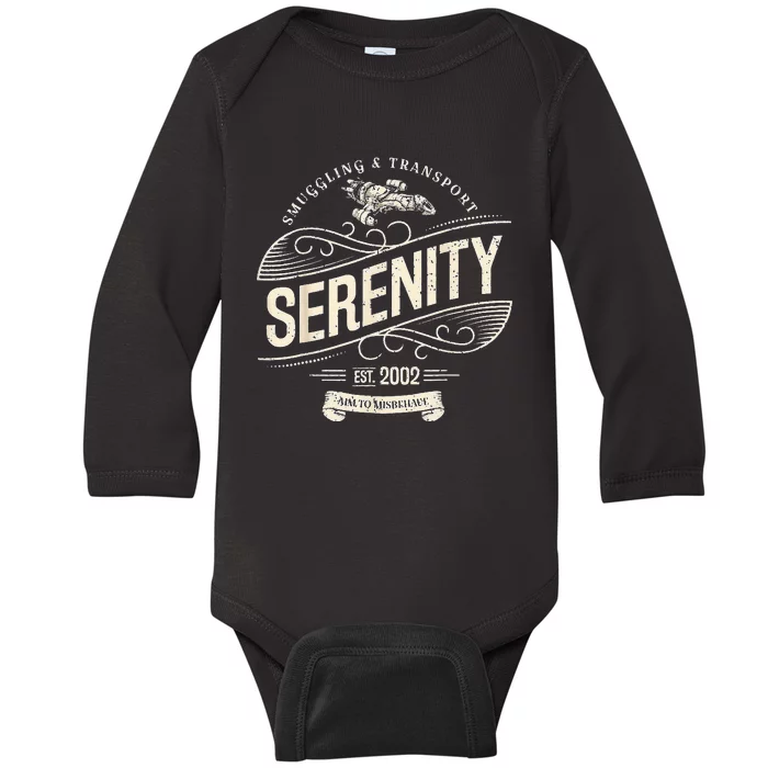 Serenity Smuggling And Transport Firefly Baby Long Sleeve Bodysuit