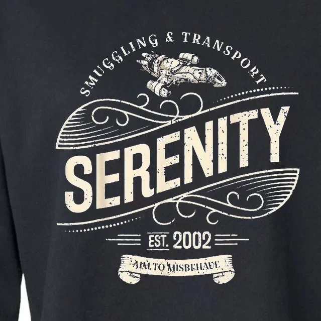 Serenity Smuggling And Transport Firefly Cropped Pullover Crew