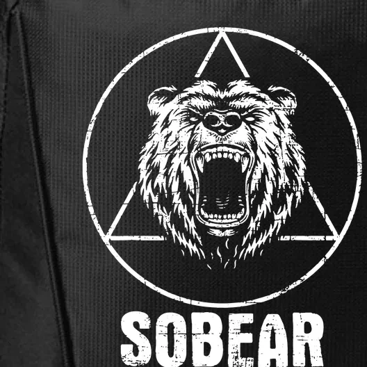 Sobear Sobriety Anniversary Sober Aa Na Recovery City Backpack