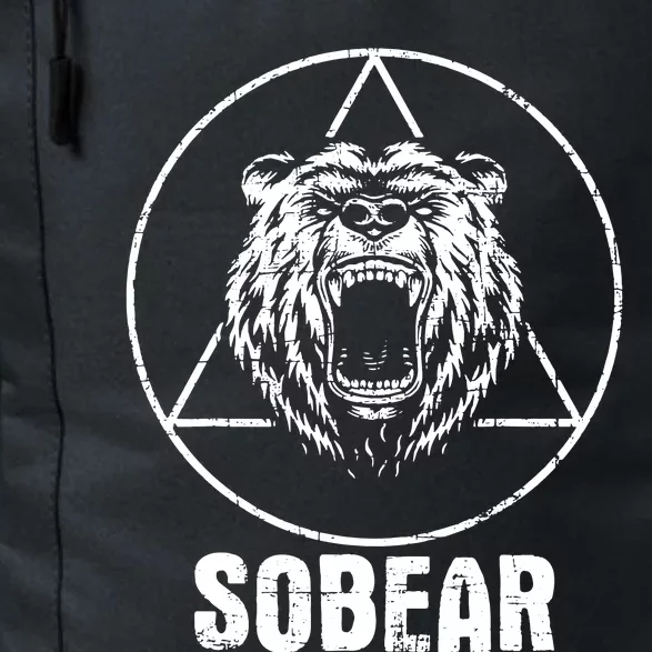 Sobear Sobriety Anniversary Sober Aa Na Recovery Daily Commute Backpack