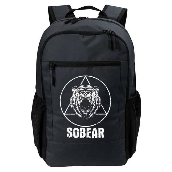 Sobear Sobriety Anniversary Sober Aa Na Recovery Daily Commute Backpack