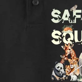 Safari Squad Animals Funny Zoo Animal Lovers Funny Safari Dry Zone Grid Performance Polo