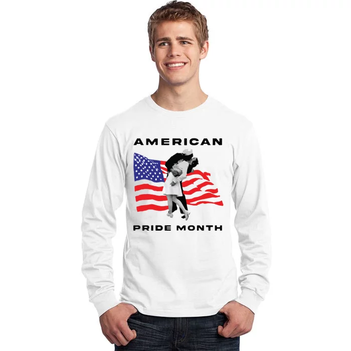 Sean Strickland American Pride Month Funny Meme Mma Tall Long Sleeve T-Shirt