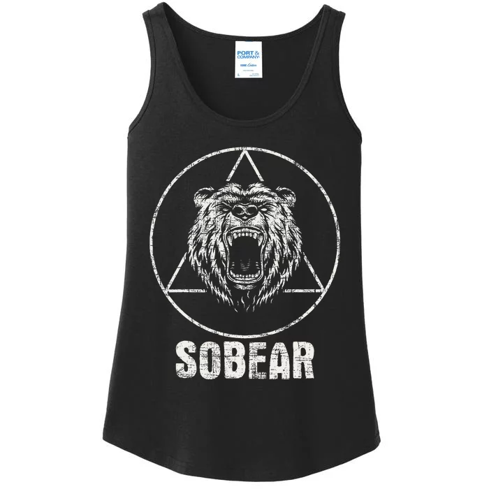 Sobear Sobriety Anniversary Sober Ladies Essential Tank