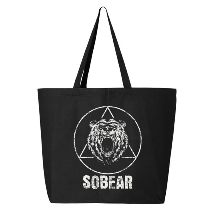 Sobear Sobriety Anniversary Sober 25L Jumbo Tote